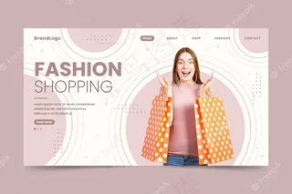 快乐女人与包时尚销售登录页