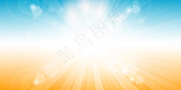夏季主题横幅banner设计eps,ai矢量模版下载