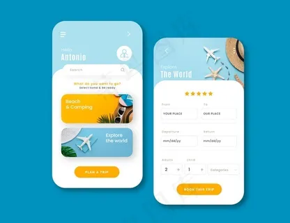 旅游预订App接口模板