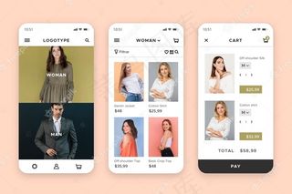 时尚购物app界面