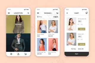 时尚购物app界面