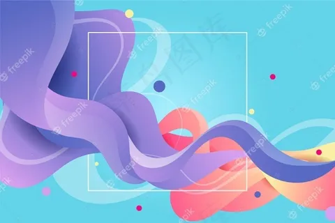 彩色流背景
