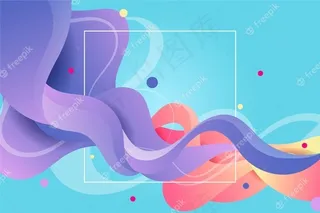 彩色流背景