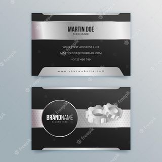 机械双面名片套