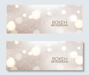 抽象博克装饰横幅banner设计