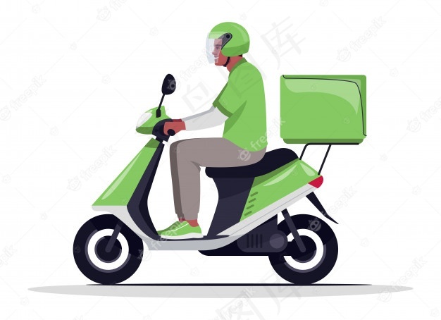 订单上门交付半rgb彩色插图