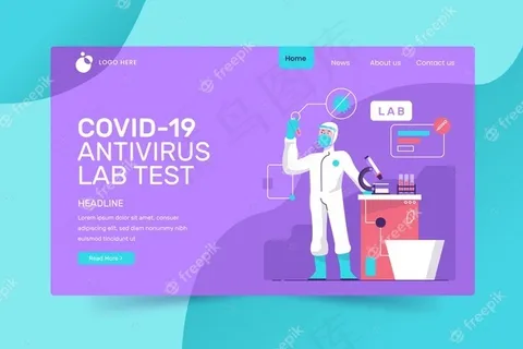 Covid-19测试登录页样式