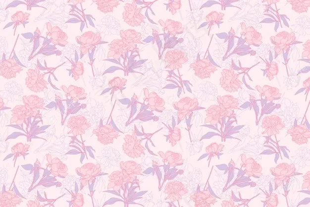 粉色花朵图案背景eps,ai矢量模版下载