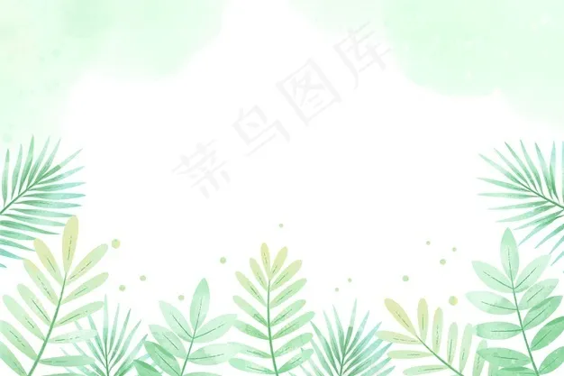水彩花卉背景eps,ai矢量模版下载