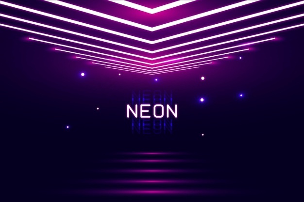 抽象霓虹灯背景