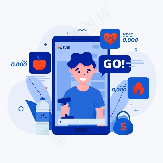 虚拟健身房应用程序插图