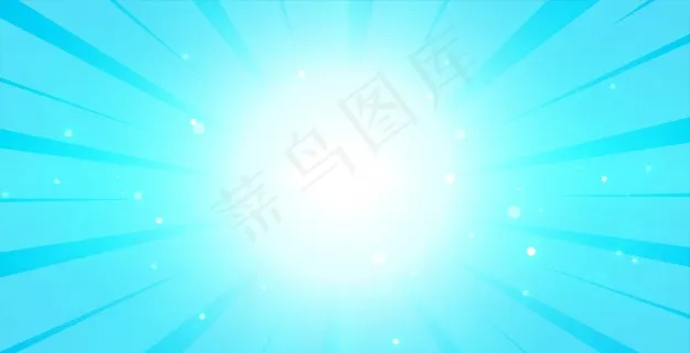 明亮的蓝色发光背景与中心光eps,ai矢量模版下载