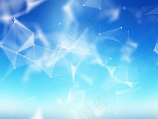 三维抽象背景与低聚丛设计