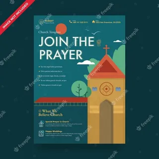 教堂宣传单,DM传单