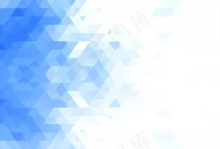 抽象蓝色几何图形背景