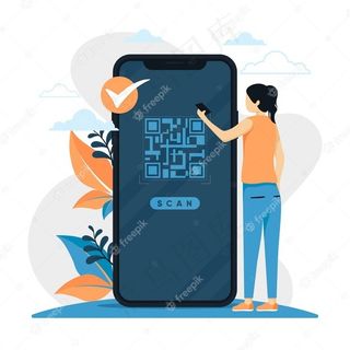 二维码字符扫描概念