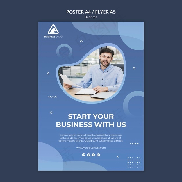 商业概念海报设计