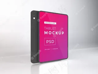 逼真平板电脑设备