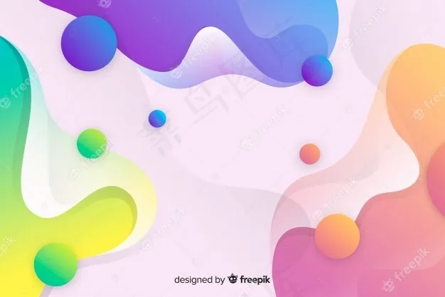 抽象的彩色流形背景eps,ai矢量模版下载