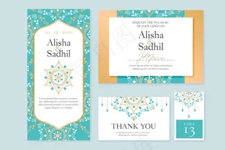 印度婚礼文具系列