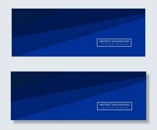 抽象时尚的剪纸波浪横幅banner设计