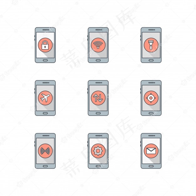 手机app移动应用图标集