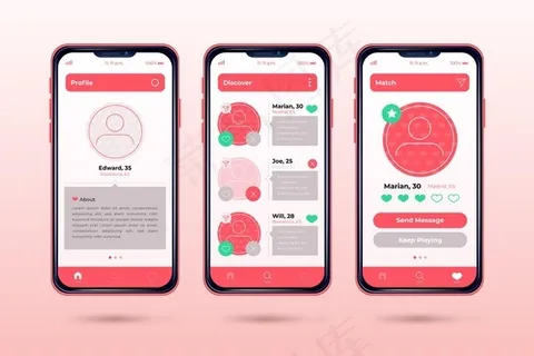约会应用界面概念