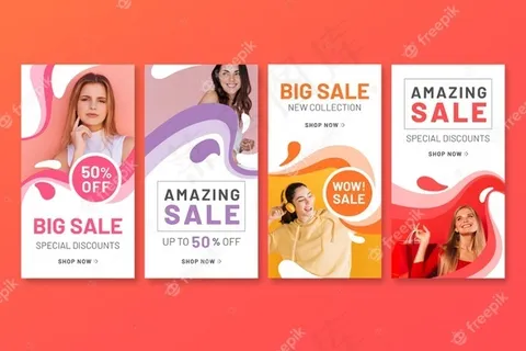 丰富多彩的模板故事销售