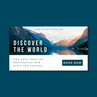 旅游横幅banner博客概念