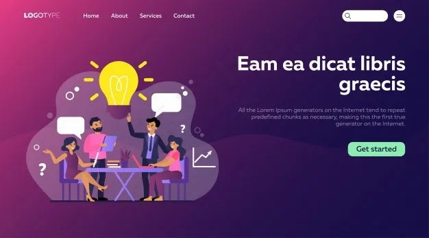 公司员工分享想法和想法eps,ai矢量模版下载
