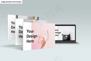 笔记本电脑屏幕模型样机