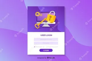 使用电子邮件和密码登录登录页面