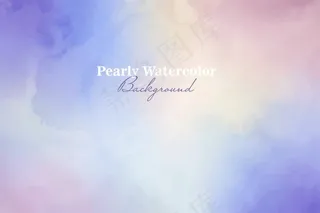 珍珠水彩背景