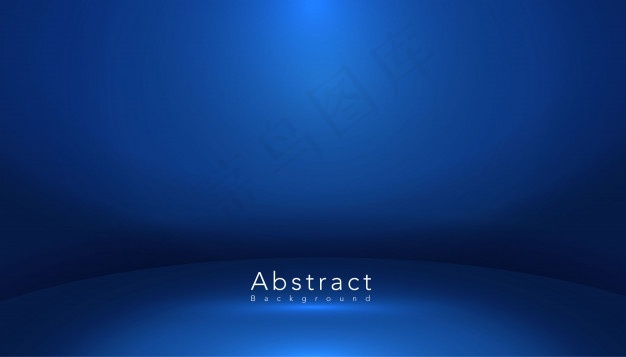 蓝色抽象造型工作室