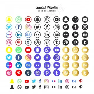 社交媒体标识集