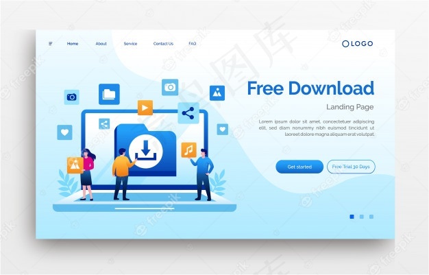 免费下载internet登录页网站模板横幅bannereps,ai矢量模版下载