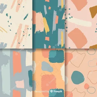 抽象手绘图案集