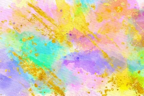 金箔水彩画背景