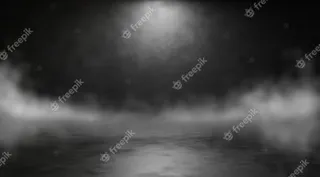 抽象模糊背景与烟雾，三维渲染