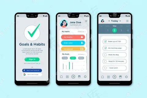 跟踪目标和习惯的应用程序