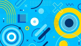 几何图形墙纸概念