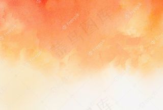 橙色水彩纹理背景