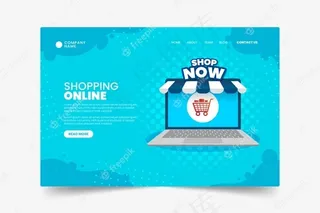 平面设计网上购物登录页模板