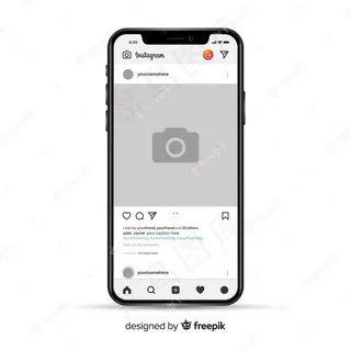 iphone上逼真的模板相框