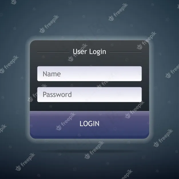登录表格eps,ai矢量模版下载