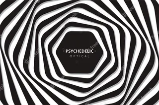 带有迷幻错觉的背景