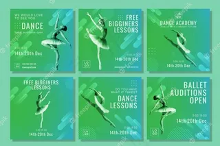 舞蹈学院模板集