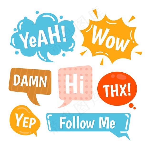 社交媒体俚语泡沫