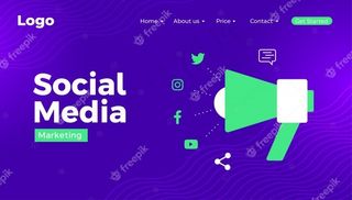 社交媒体营销网页横幅banner设计