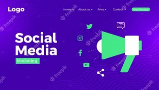 社交媒体营销网页横幅banner设计